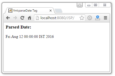 Add the Number of Days in the Date in JSTL