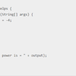 Java Program to Calculate the power of a number