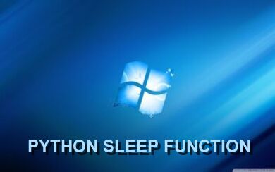 Python sleep()