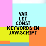 keywords in javascript