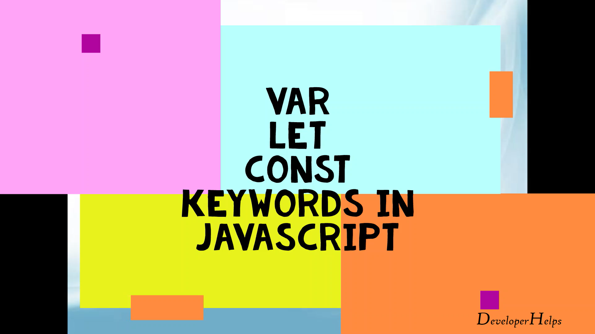 Difference between var,let,const keywords in Javascript