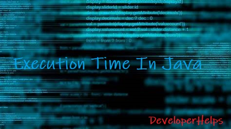 How to calculate execution time in java