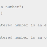 Python program to check if a number is odd or even