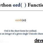 Python ord() function