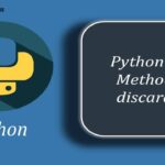 python set discard method