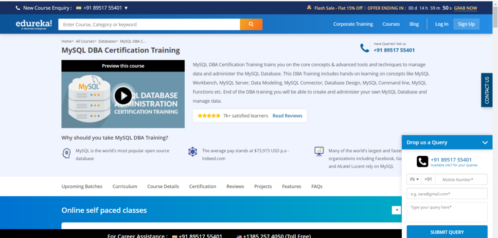 MySQL DBA Certification Training - (Edureka)