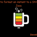 How-to-format-an-instant-to-a-String-in-Java