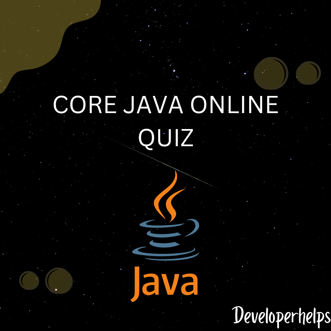 Core Java Online Quiz
