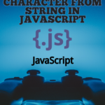 How to Remove the First Character From String in JavaScript
