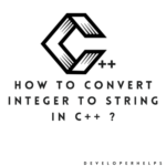 convert integer to string
