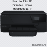 HP Printer Error 0x6100004a