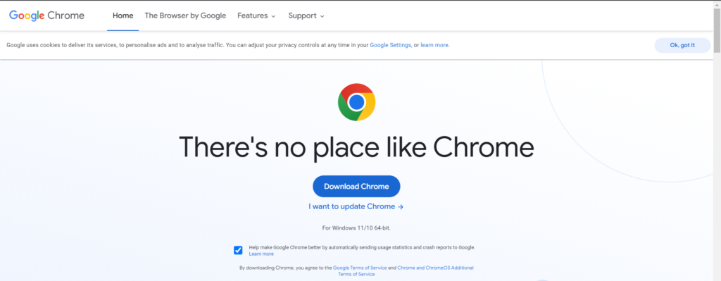 Fix "chrome-error://chromewebdata/" Error